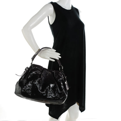 Prada Vernice Sfumata Hobo Mirtillo 2 of 8