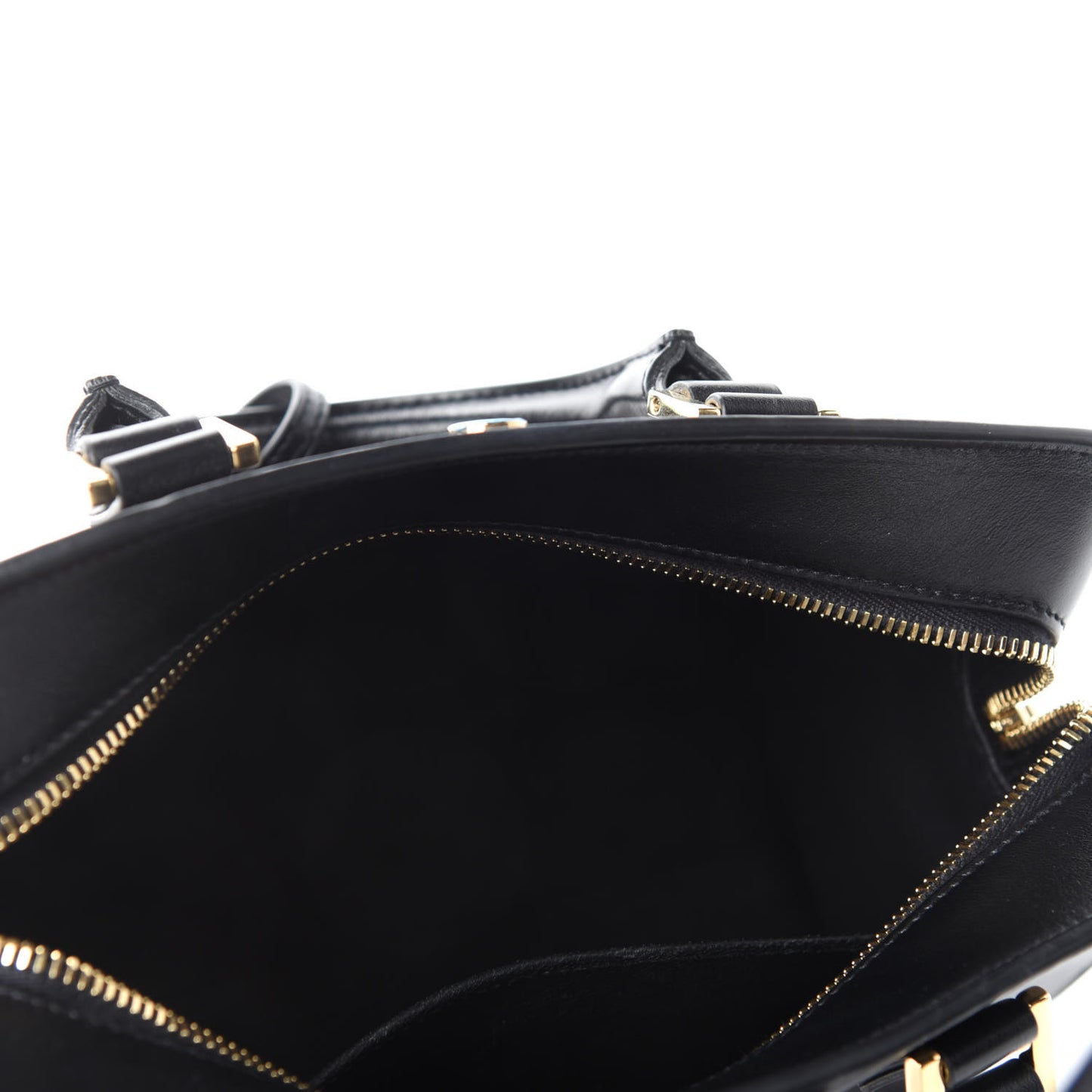 Calfskin Monogram Baby Cabas Black