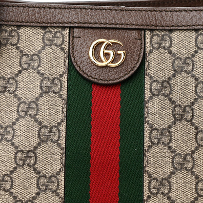 Gucci GG Supreme Monogram Medium Ophidia Shopping Tote Brown 8 of 12