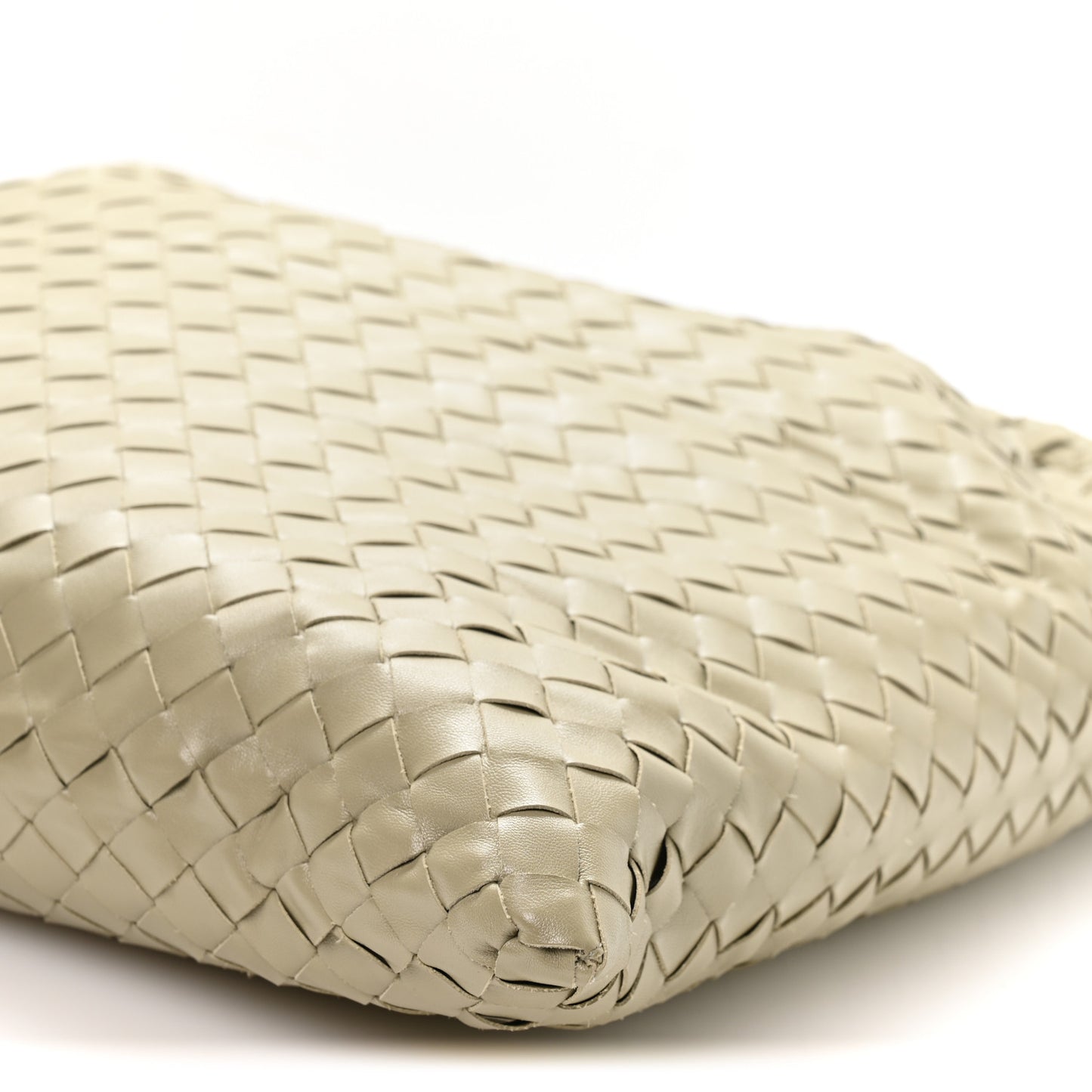 Calfskin Intrecciato Large Hop Travertine