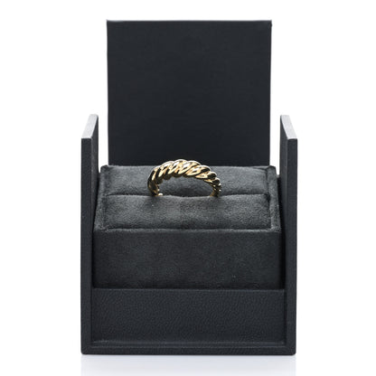 David Yurman 18K Yellow Gold Sculpted Cable Ring 54 7 5 of 5