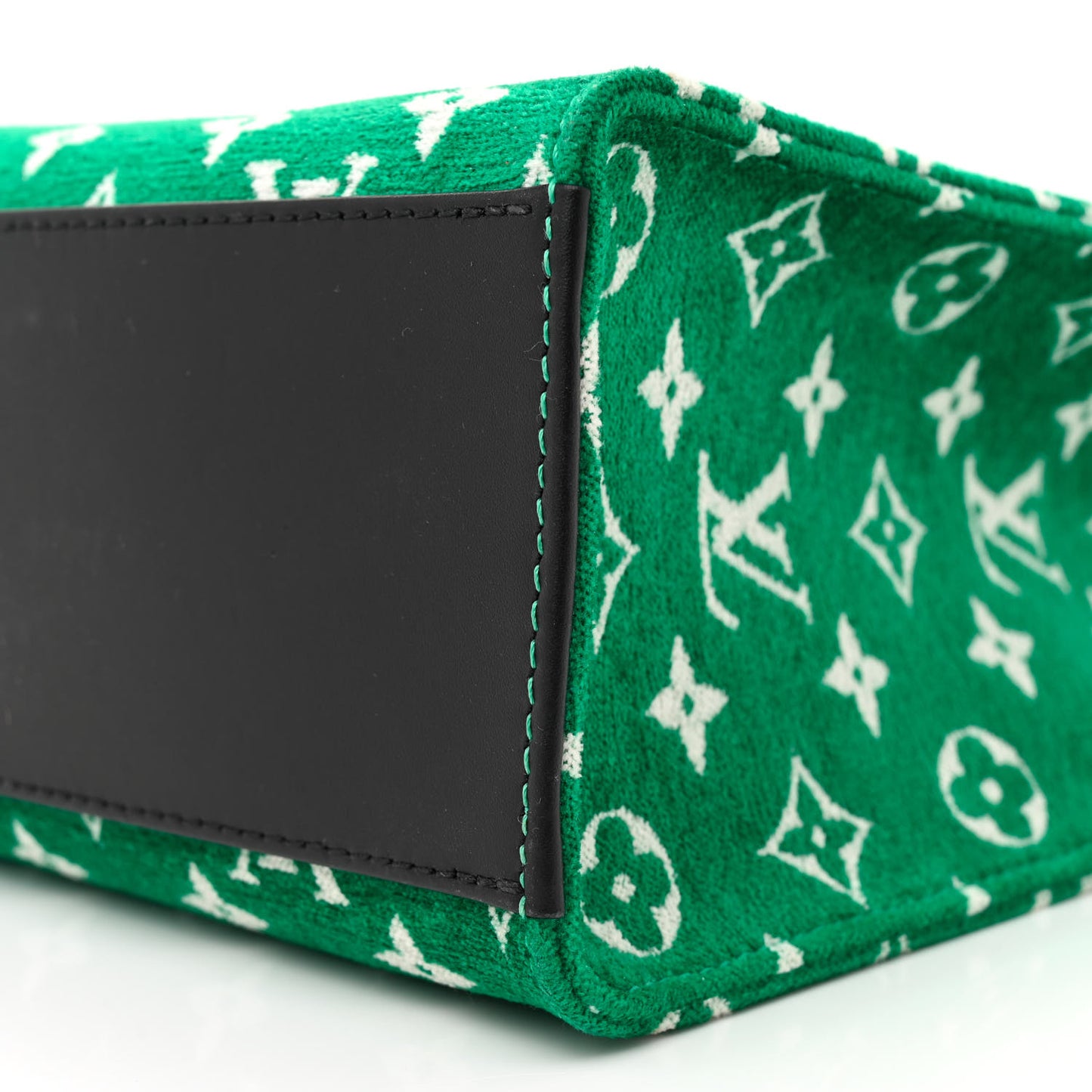 Jacquard Velvet Monogram Onthego PM Green