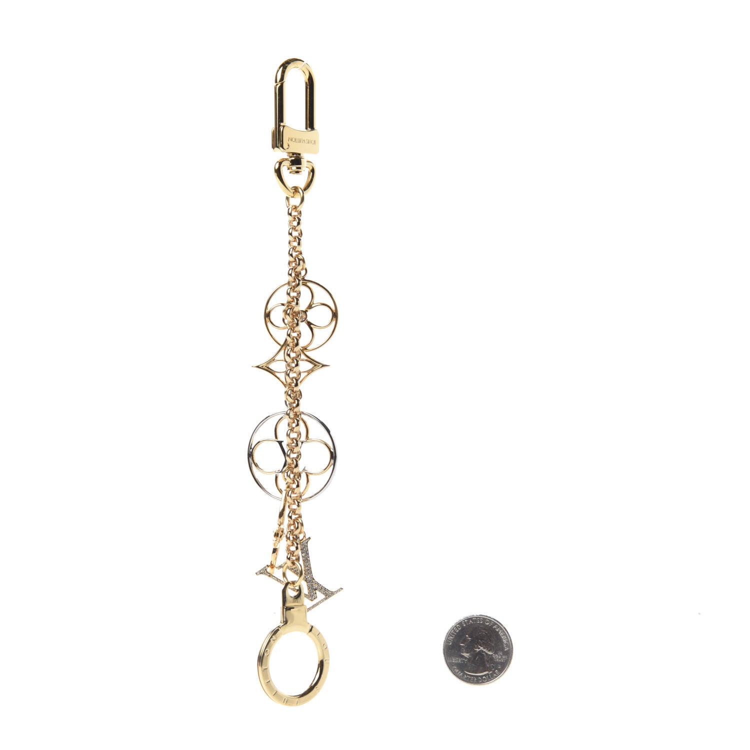 Louis Vuitton Metal Flower Finesse Chain Bag Charm 2 of 5