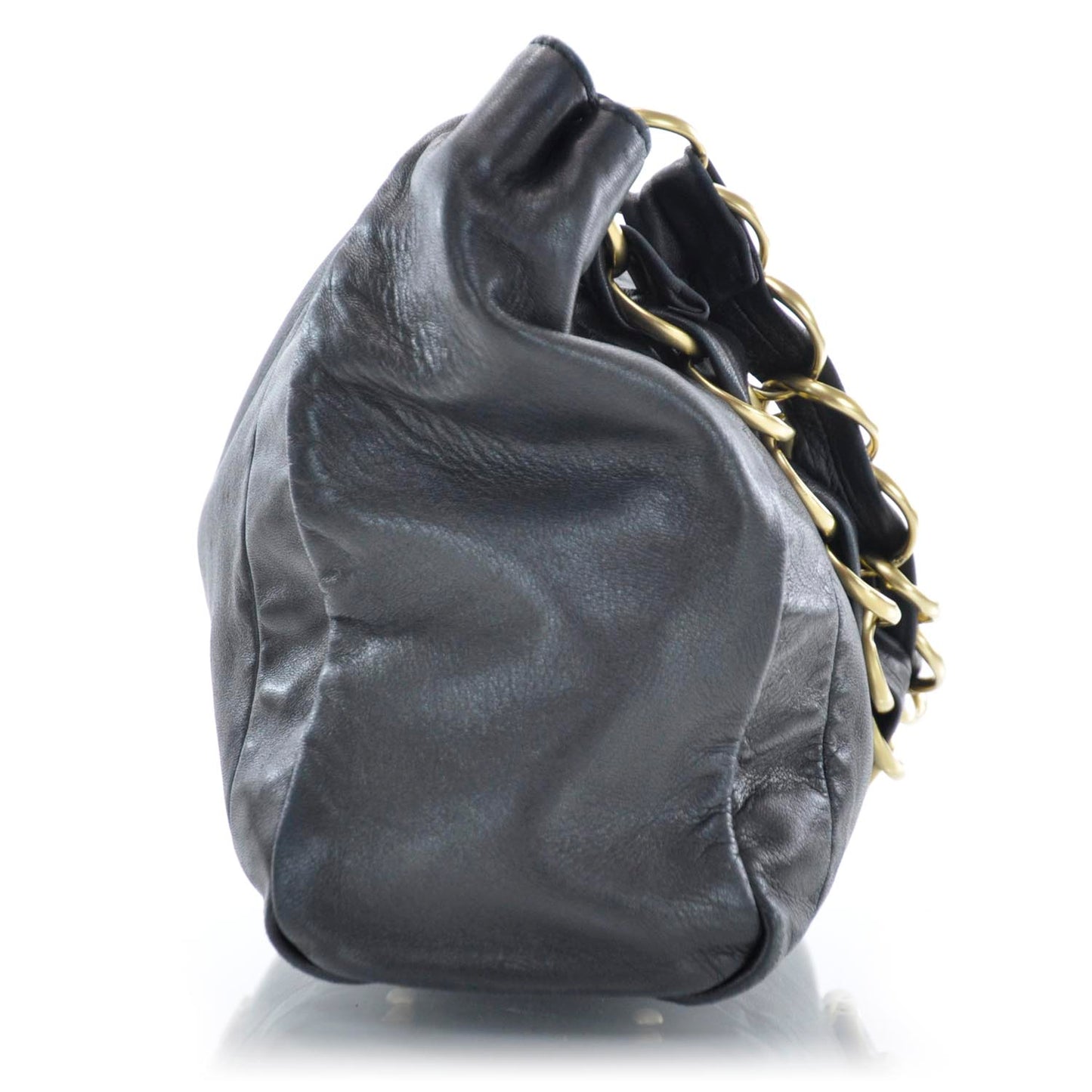 Lambskin Small Olsen Shoulder Bag Black