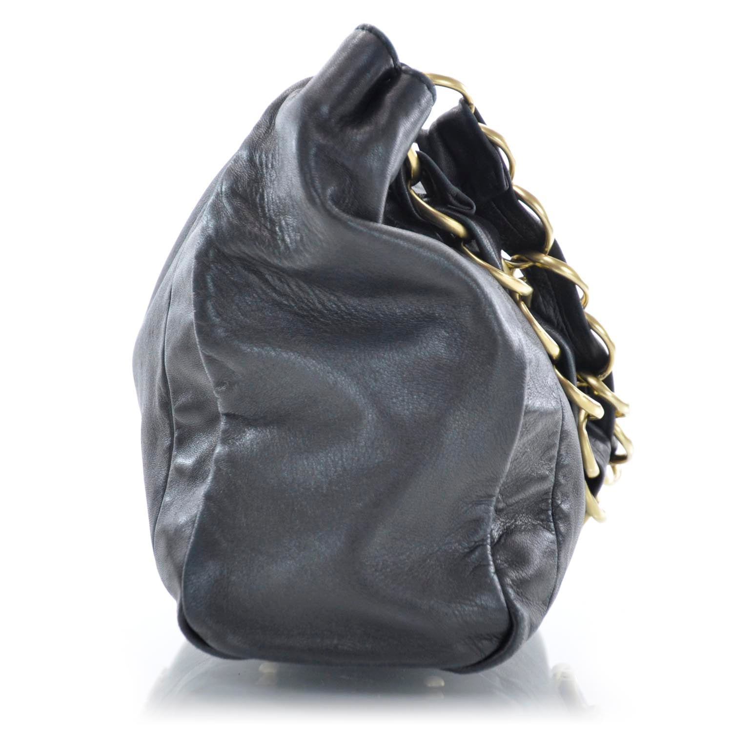 Chanel Lambskin Small Olsen Shoulder Bag Black 4 of 9