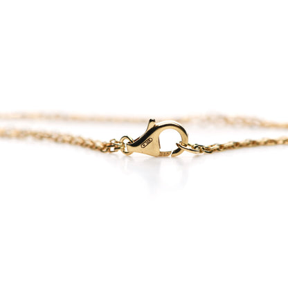 Cartier 18K Yellow Gold 2 Diamond LOVE Necklace 5 of 8