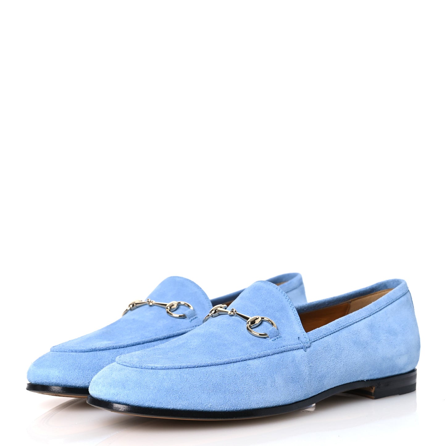 Suede Horsebit Womens Jordaan Loafers  38.5 Glacial Blue