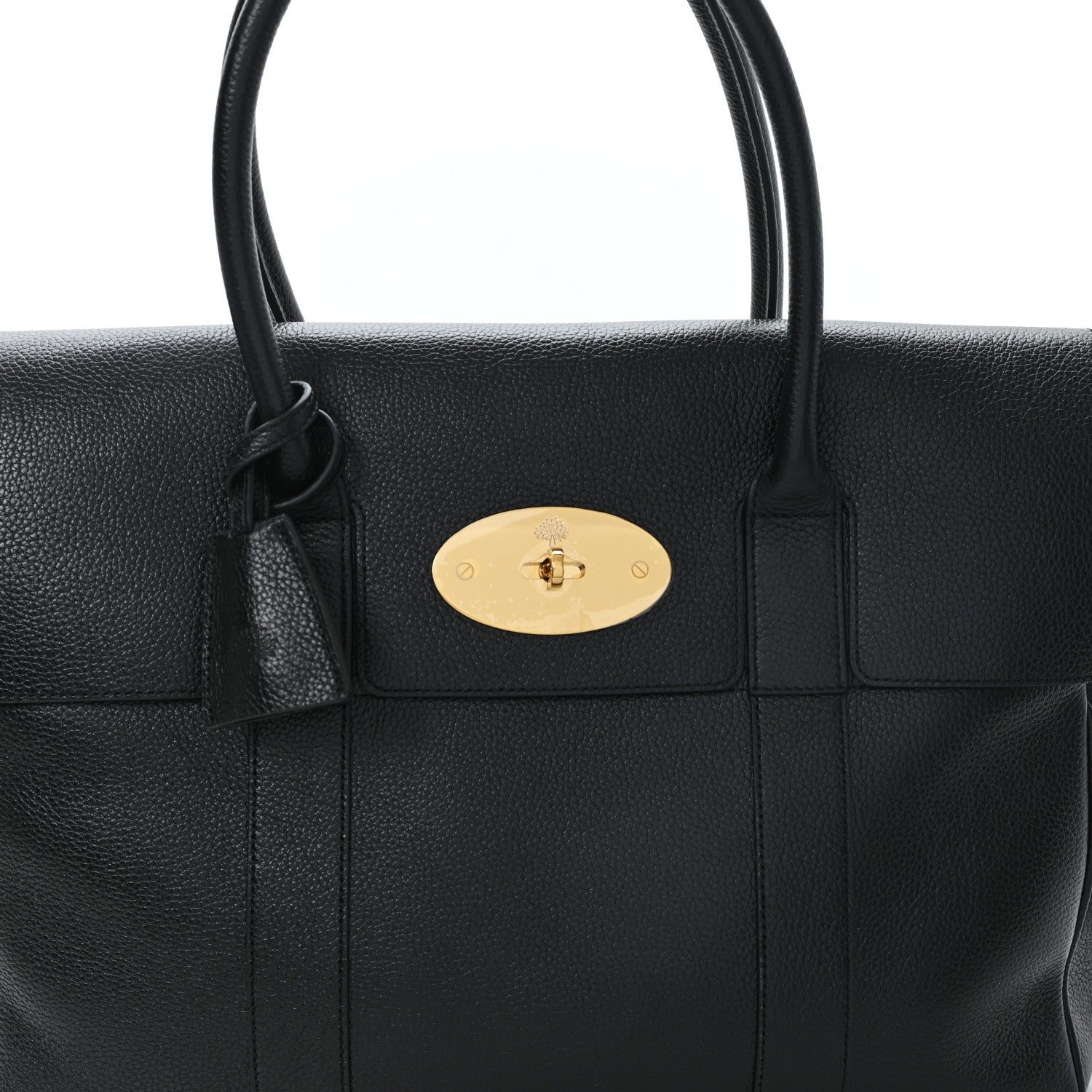 Mulberry Small Classic Grain Bayswater Black 7 of 9