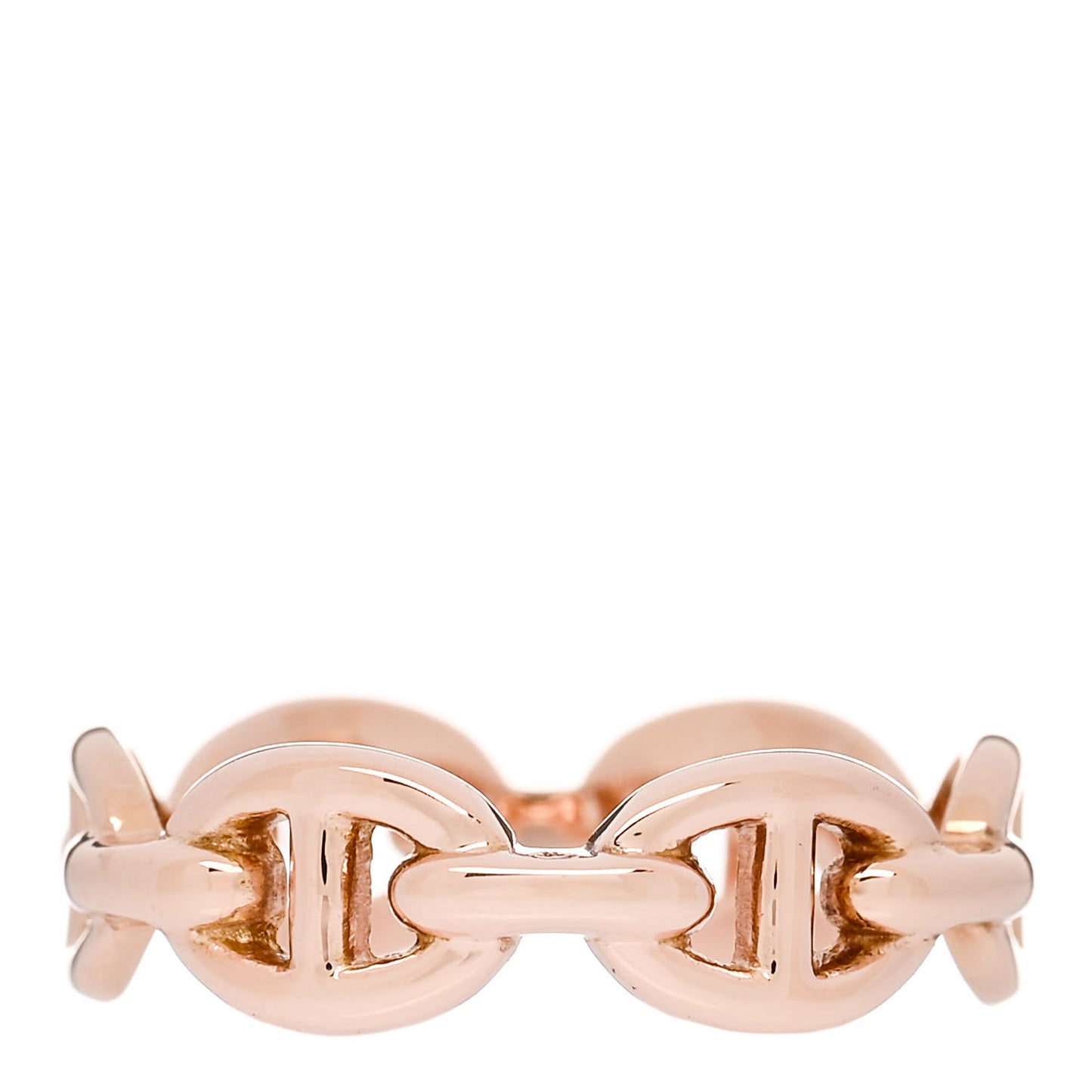 18K Rose Gold PM Chaine d'Ancre Enchainee Ring 52 6