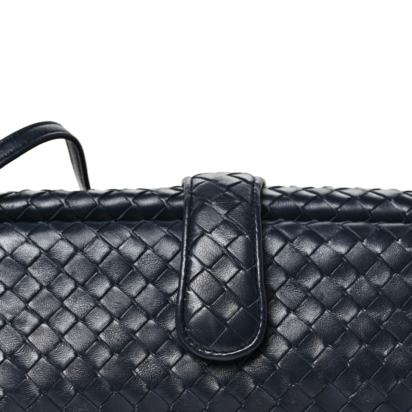 Nappa Intrecciato Maxi The Lauren 1980 Clutch Midnight
