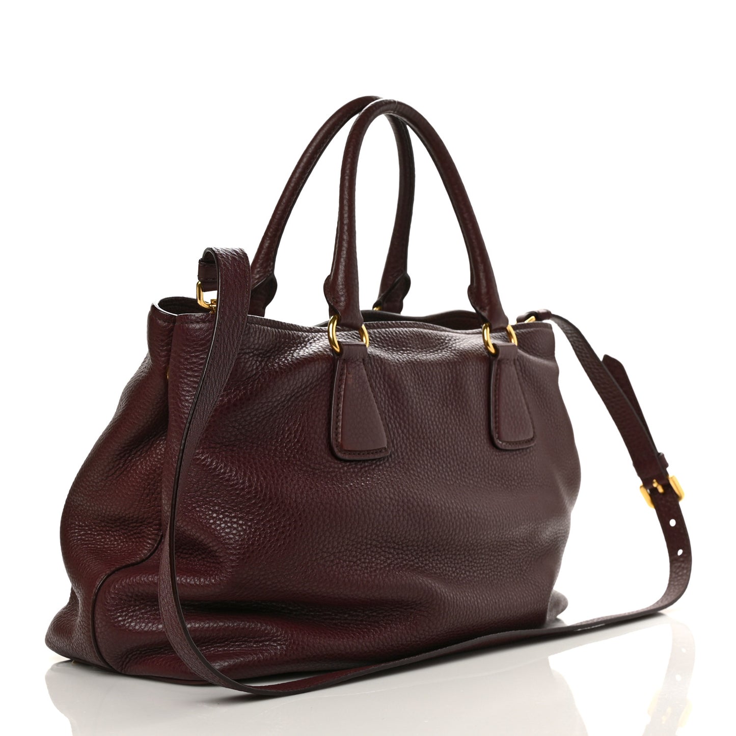 Vitello Daino Tote Granato