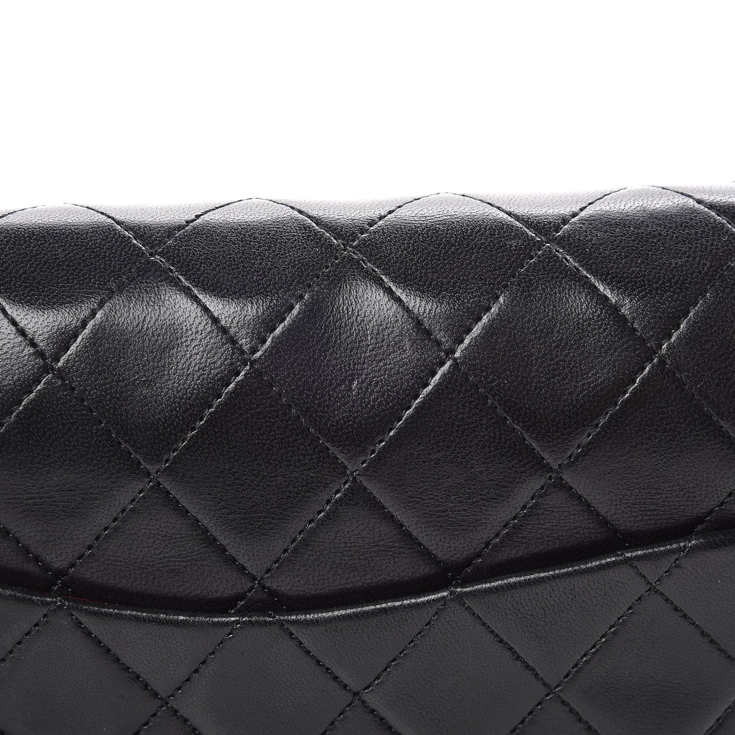 Chanel Lambskin Quilted Medium Double Flap Bijoux Chain Black 13 of 14