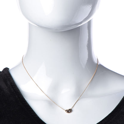 Tiffany 18K Rose Gold 9mm Elsa Peretti Bean Pendant Necklace 2 of 8