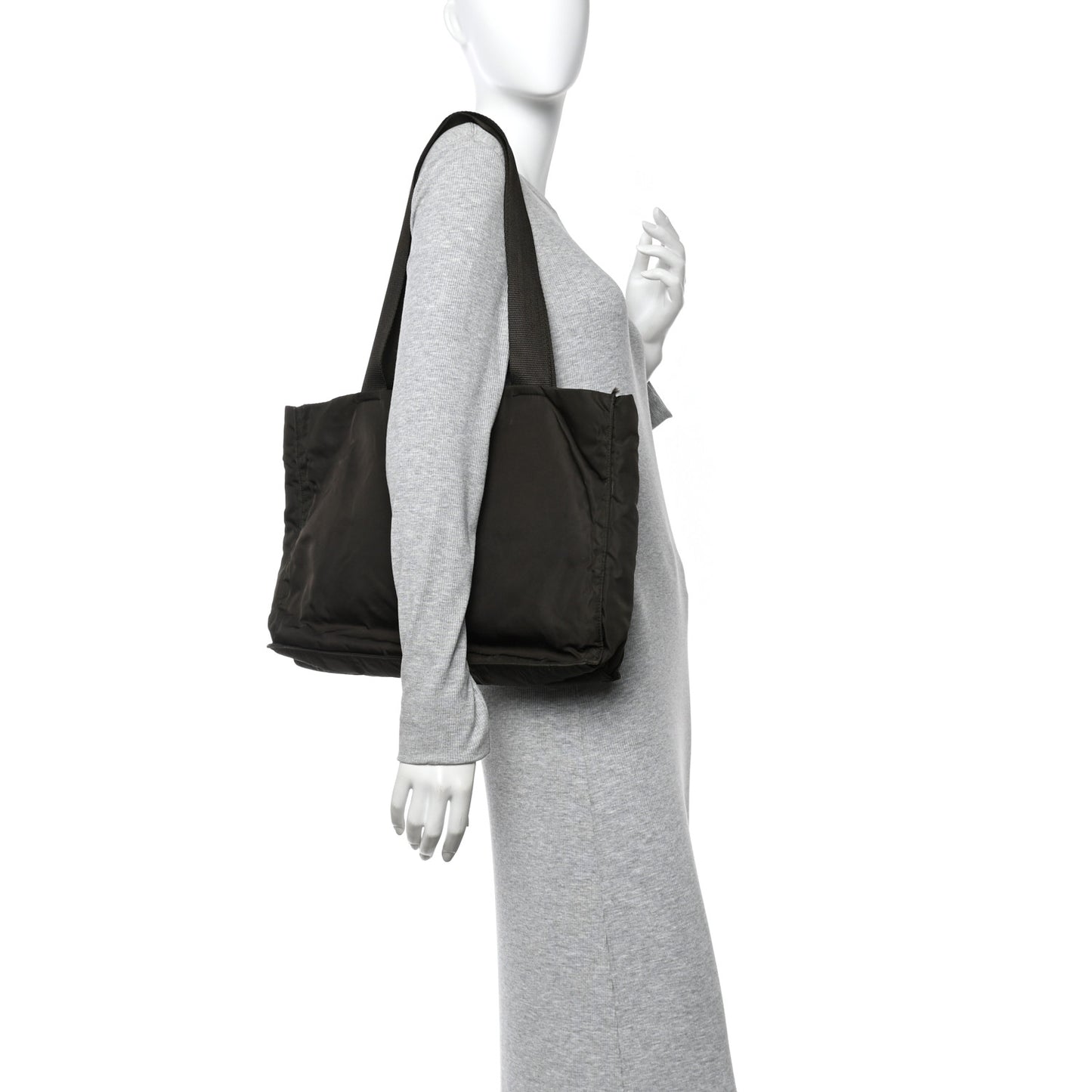 Tessuto Nylon Shopping Tote Bruciato