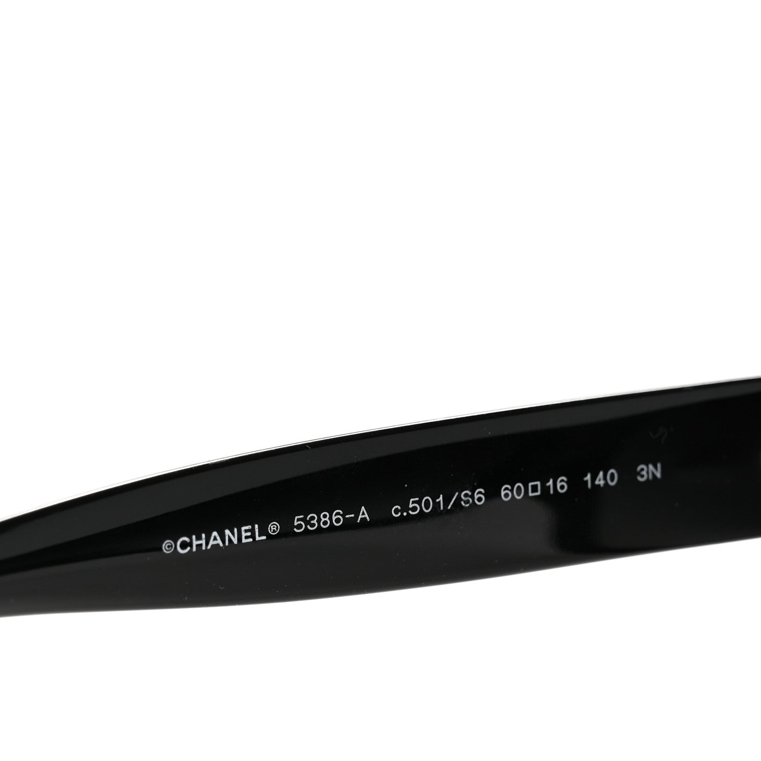 Chanel Acetate Butterfly CC Sunglasses 5386 Black 5 of 8