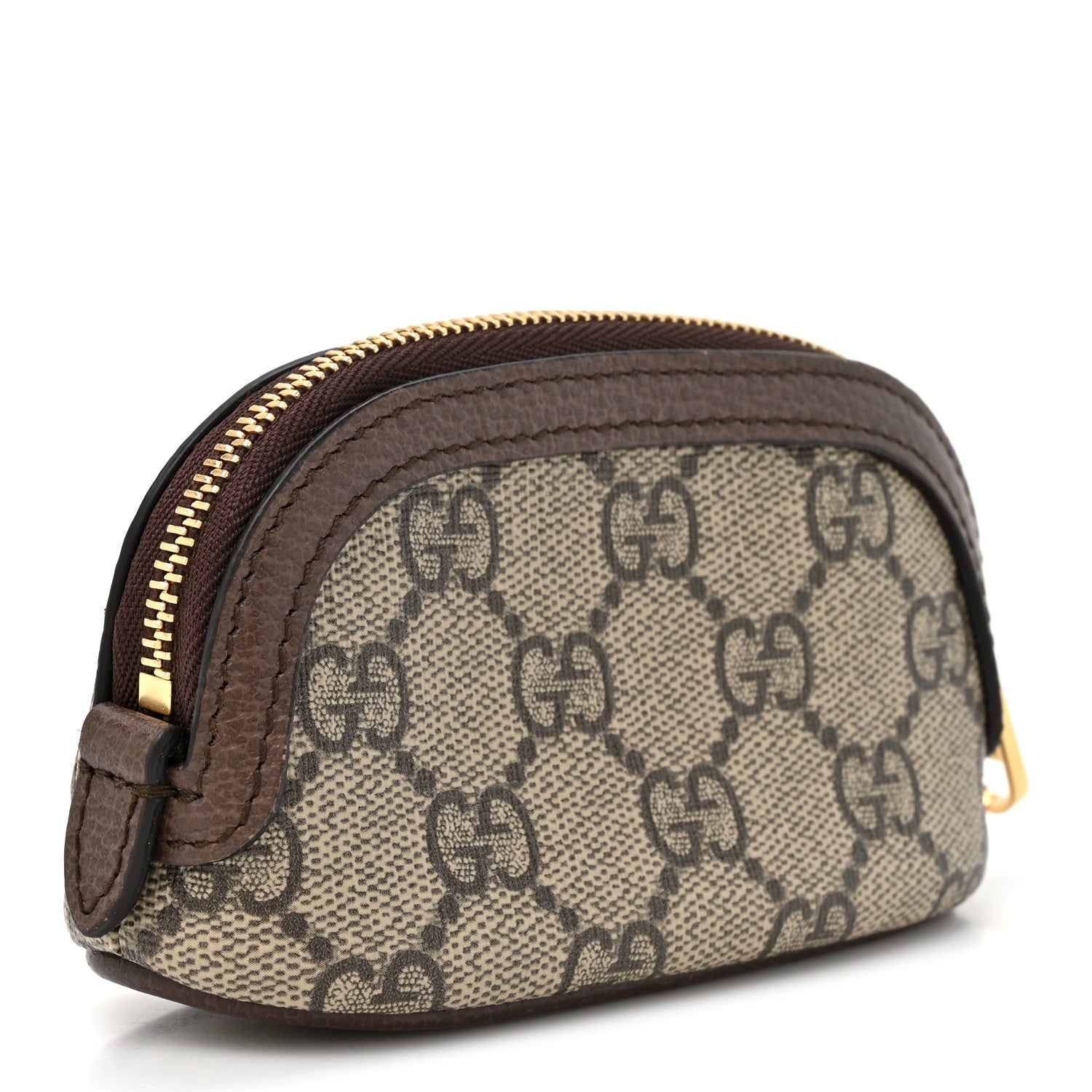 Gucci GG Supreme Monogram Web Ophidia Dome Key Pouch Beige New Acero 3 of 9