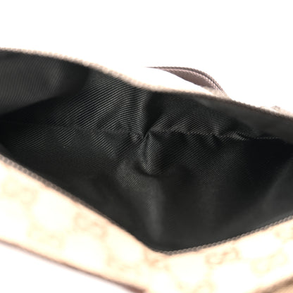 Gucci GG Monogram Double Pocket Belt Bag Dark Brown 5 of 10