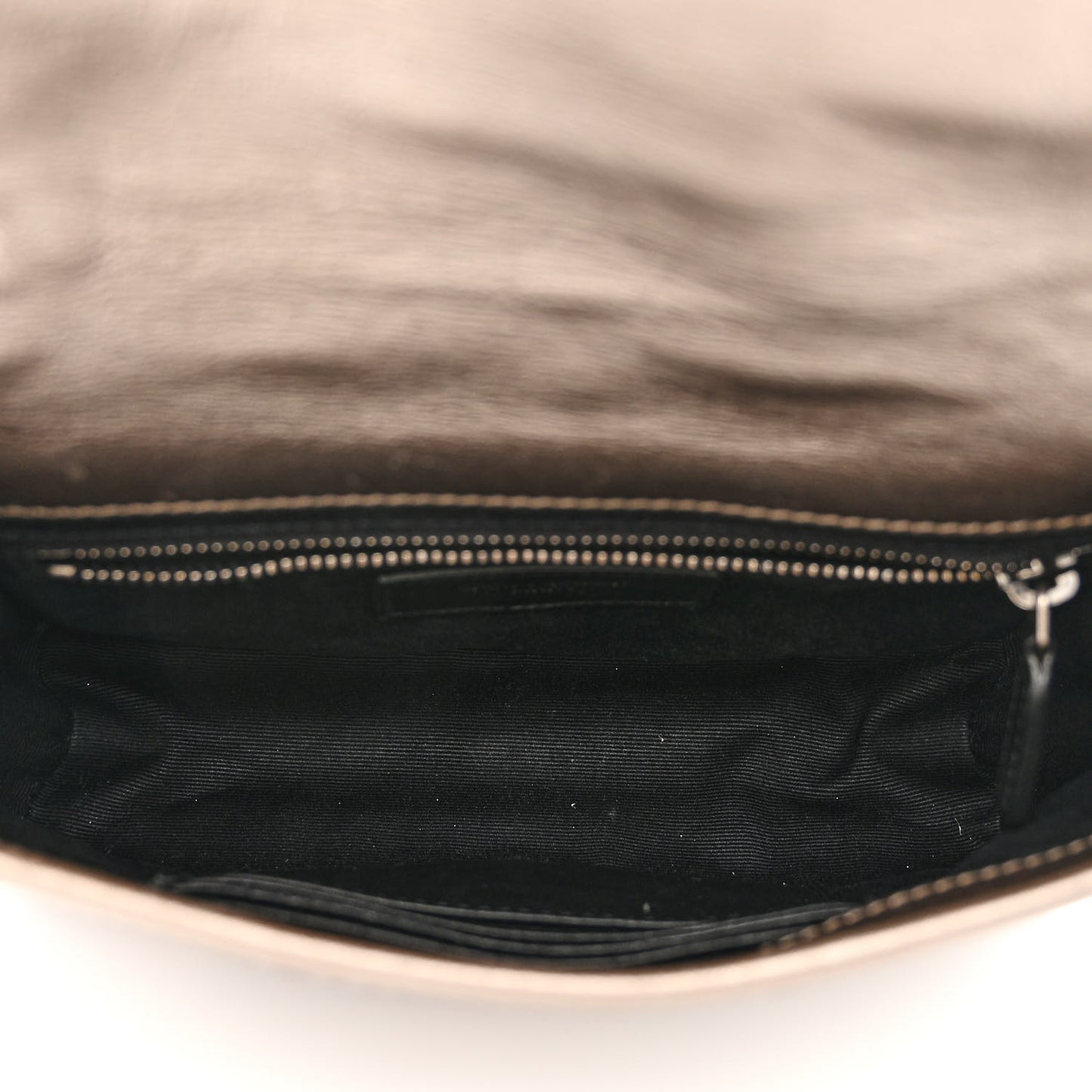 Metallic Calfskin Matelasse Monogram Niki Chain Wallet Platinum