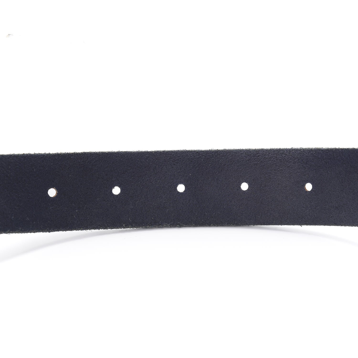 Gucci Cuoio Toscano Nickel Double G 30mm Belt 95 38 Blue 5 of 8