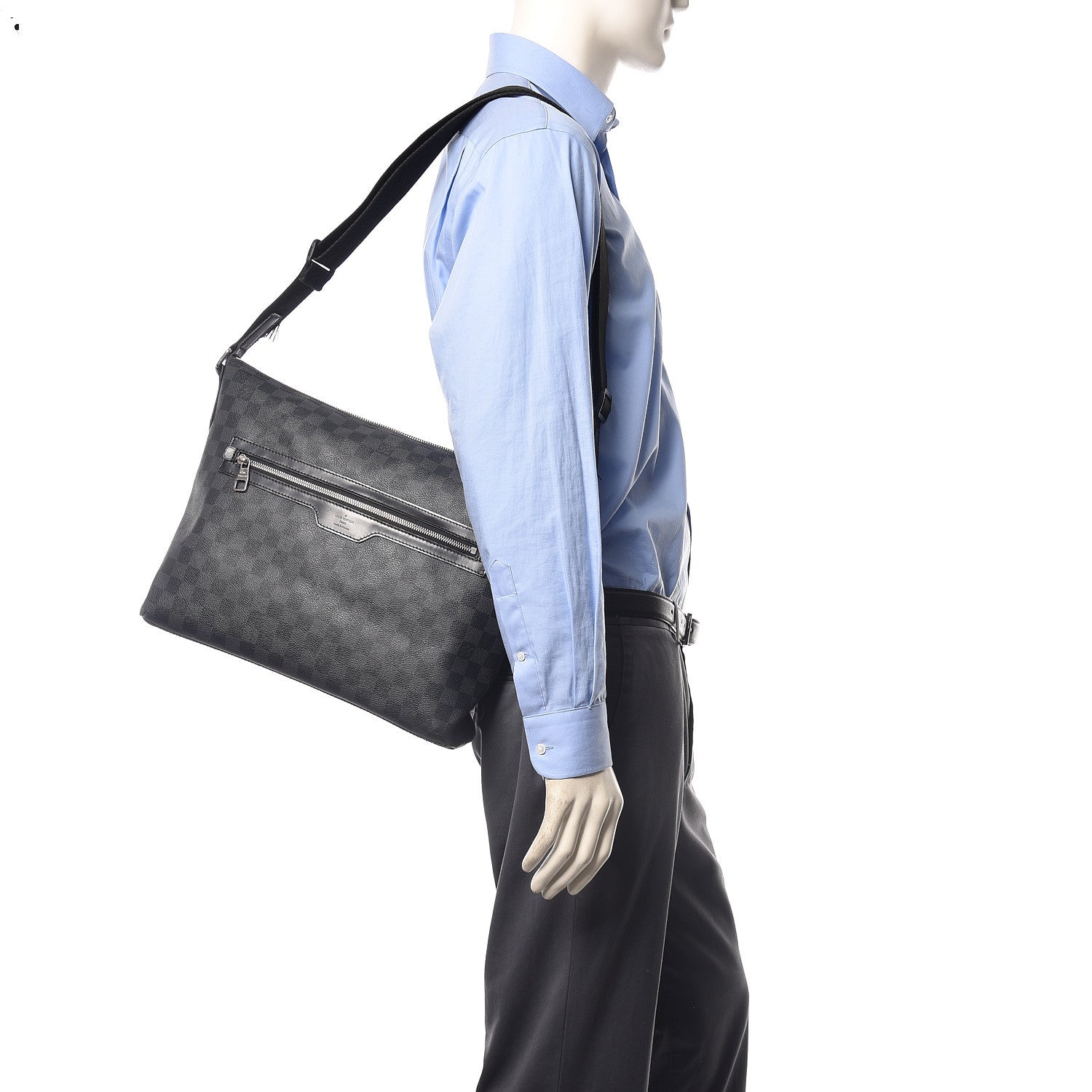 Louis Vuitton Damier Graphite Mick MM 2 of 10