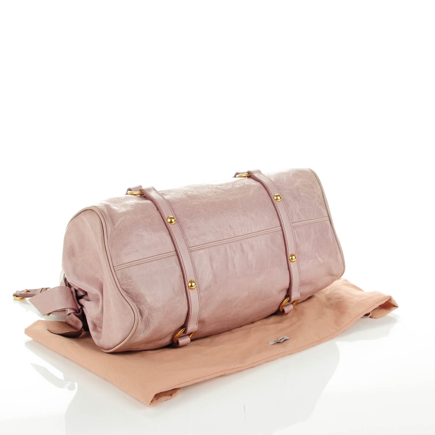 Vitello Lux Medium Bow Bag Mughetto