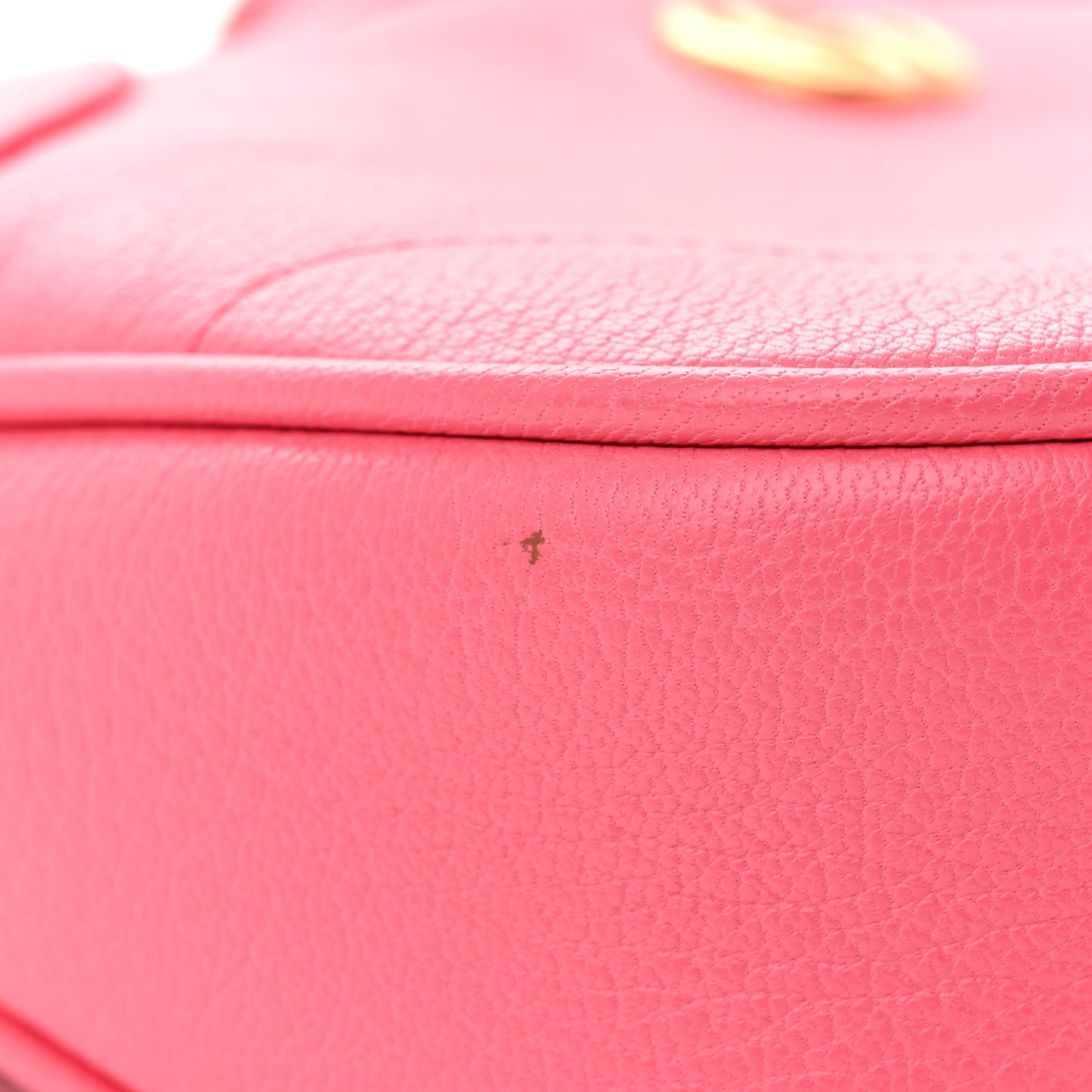 Goatskin Small Aphrodite Shoulder Bag Rhodamine Pink
