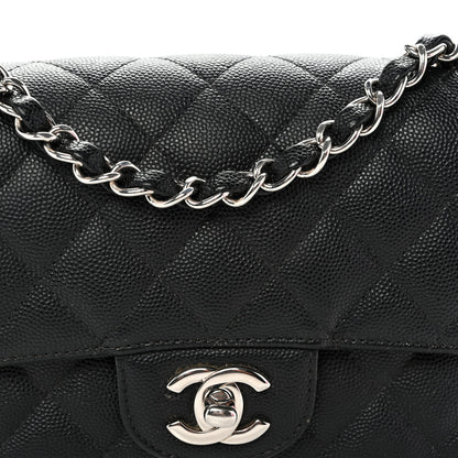 Chanel Caviar Quilted Mini Rectangular Flap Black 8 of 10