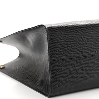 Louis Vuitton Epi Onthego MM Black 9 of 10