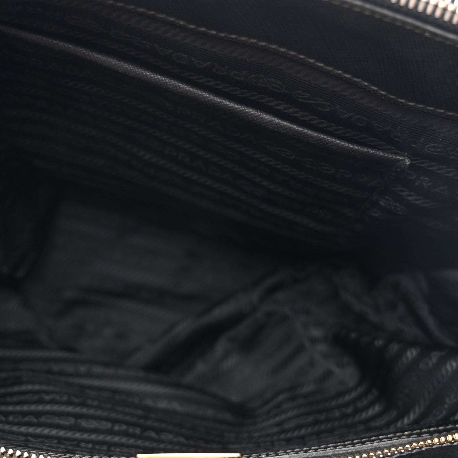 Prada Saffiano Medium Galleria Double Zip Tote Black 5 of 12
