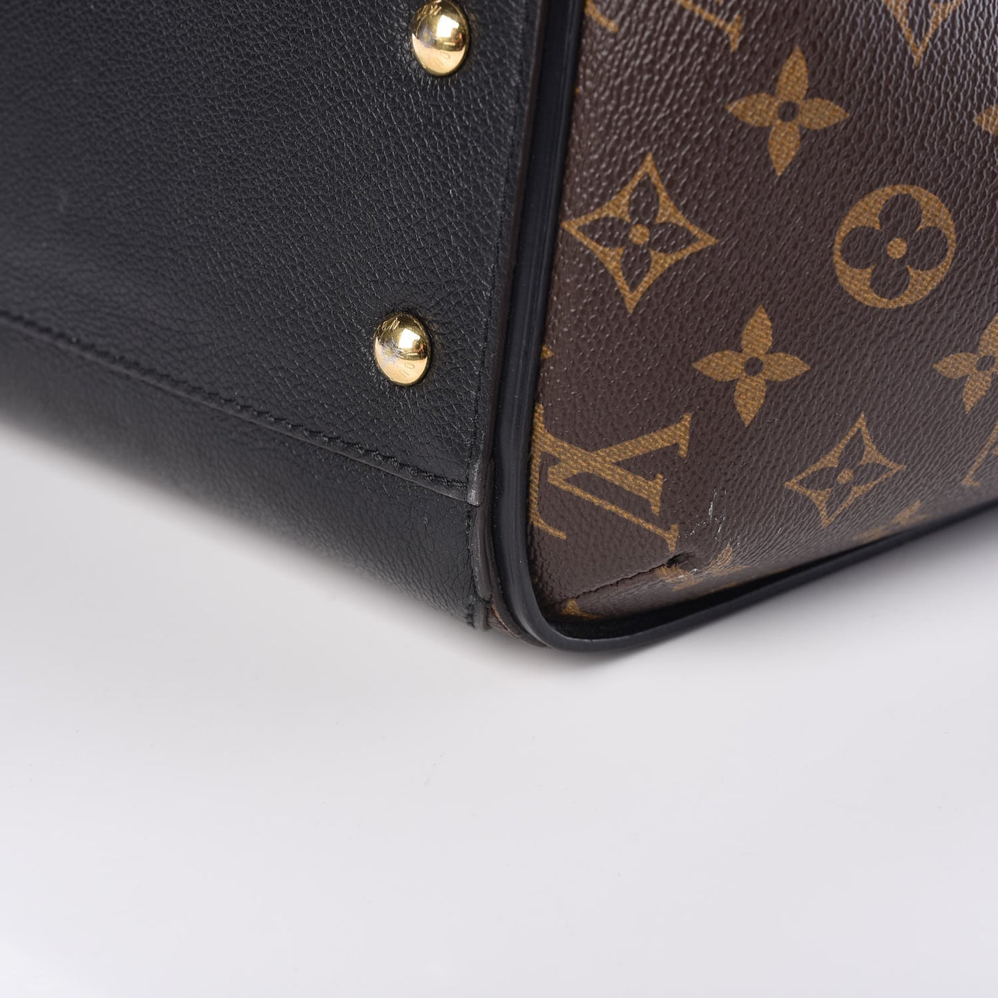 Calfskin Monogram Kimono Tote Black