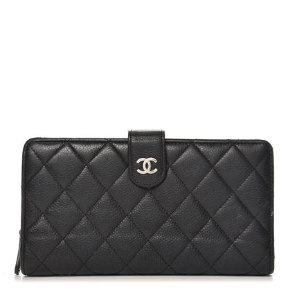 Chanel Caviar Quilted CC French Wallet Black 1 of 14