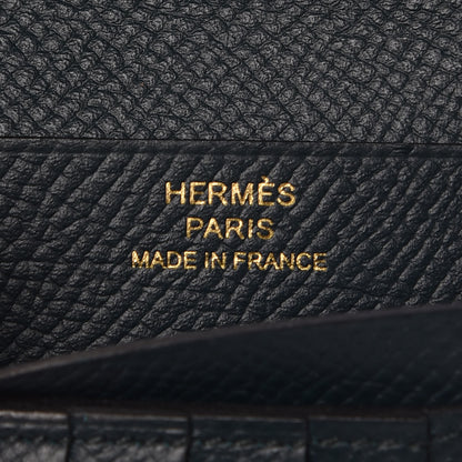 Hermes Epsom Bearn Compact Wallet Vert Cypress 6 of 8