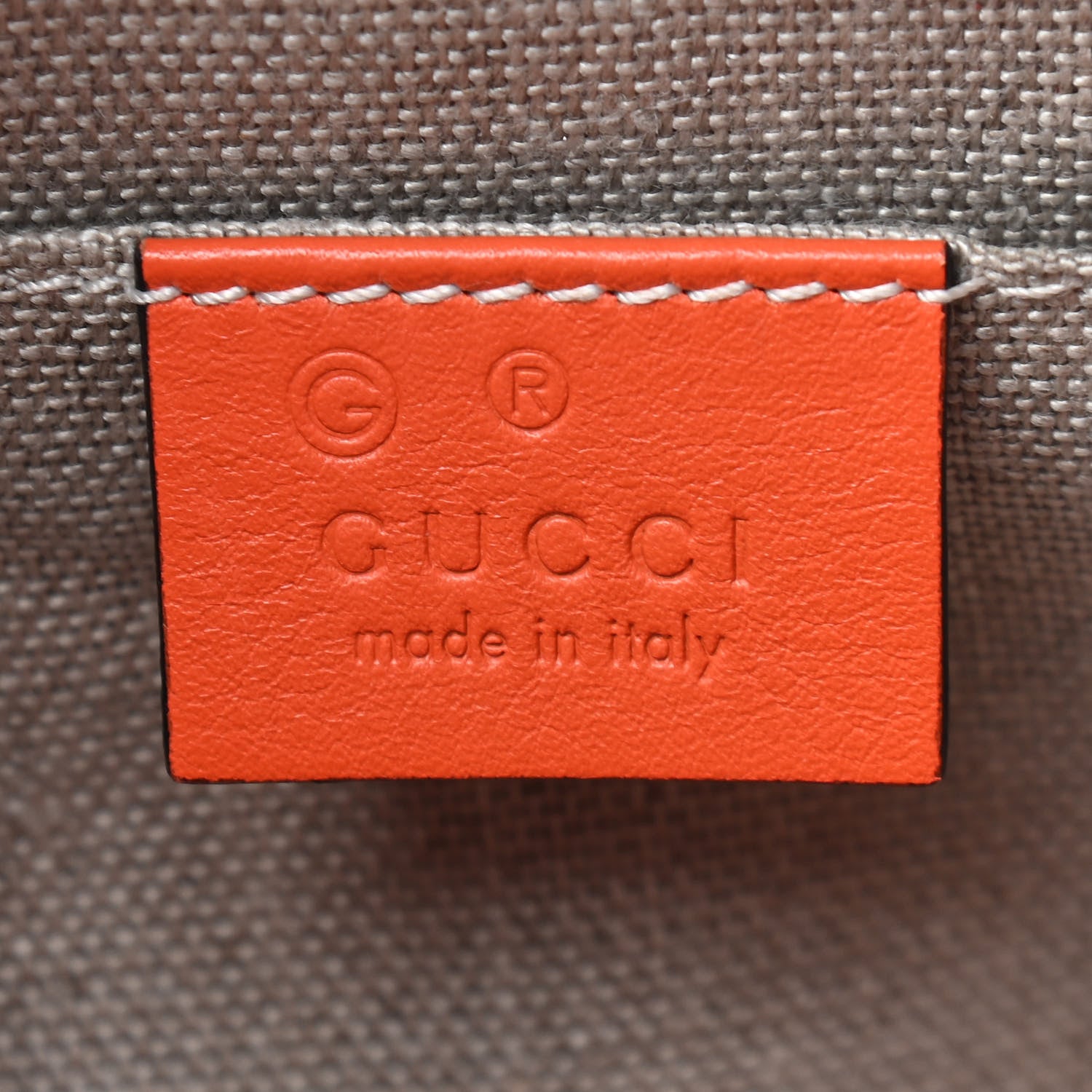 Gucci Soft Microguccissima Mini Bree Messenger Bag Sun Orange 6 of 9