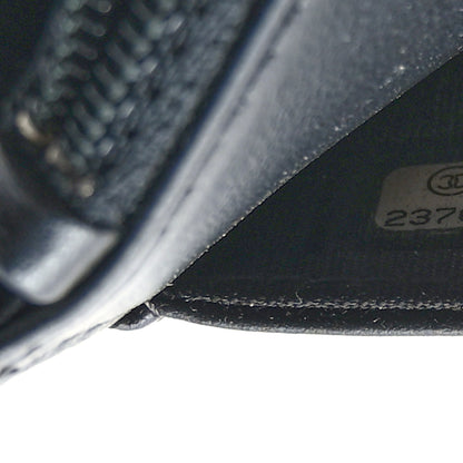 Chanel Caviar Quilted Boy Wallet On Chain WOC Black 7 of 10
