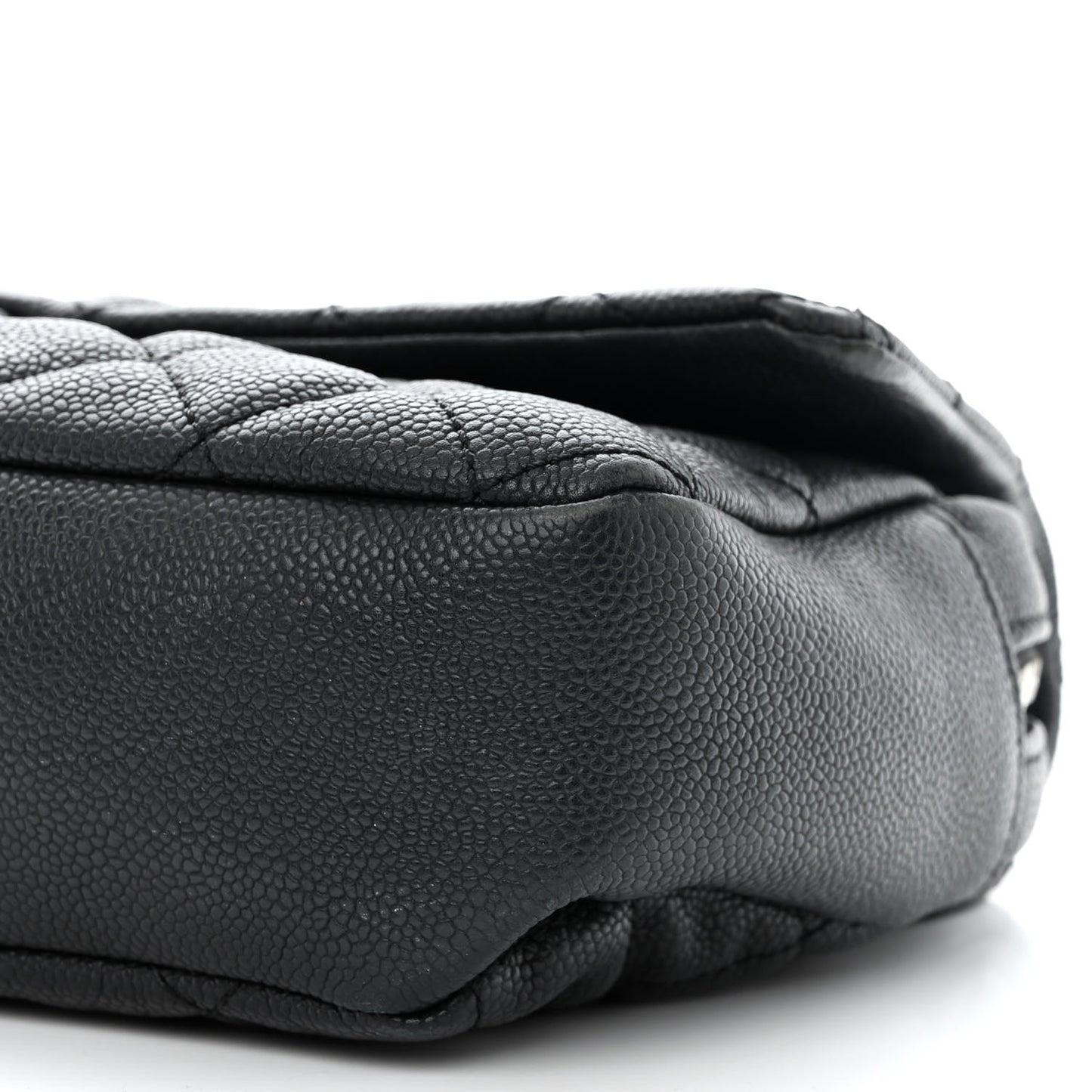 Caviar Quilted Jumbo Easy Flap Black