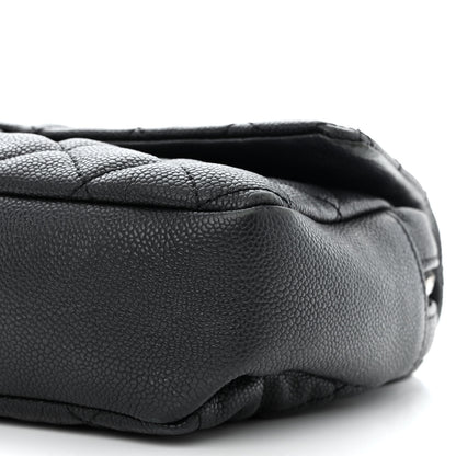 Chanel Caviar Quilted Jumbo Easy Flap Black 11 of 13