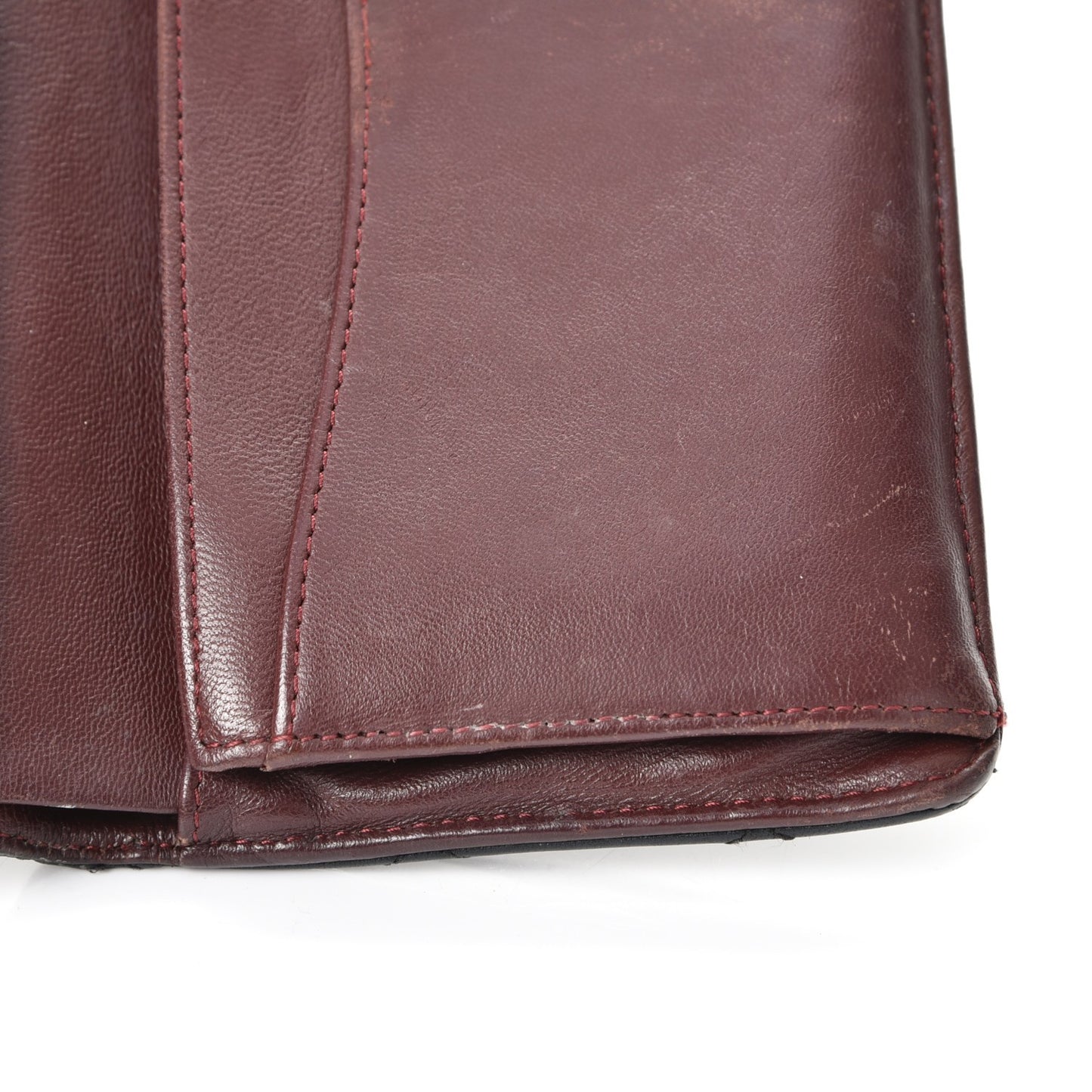 Lambskin Quilted Yen Wallet Black