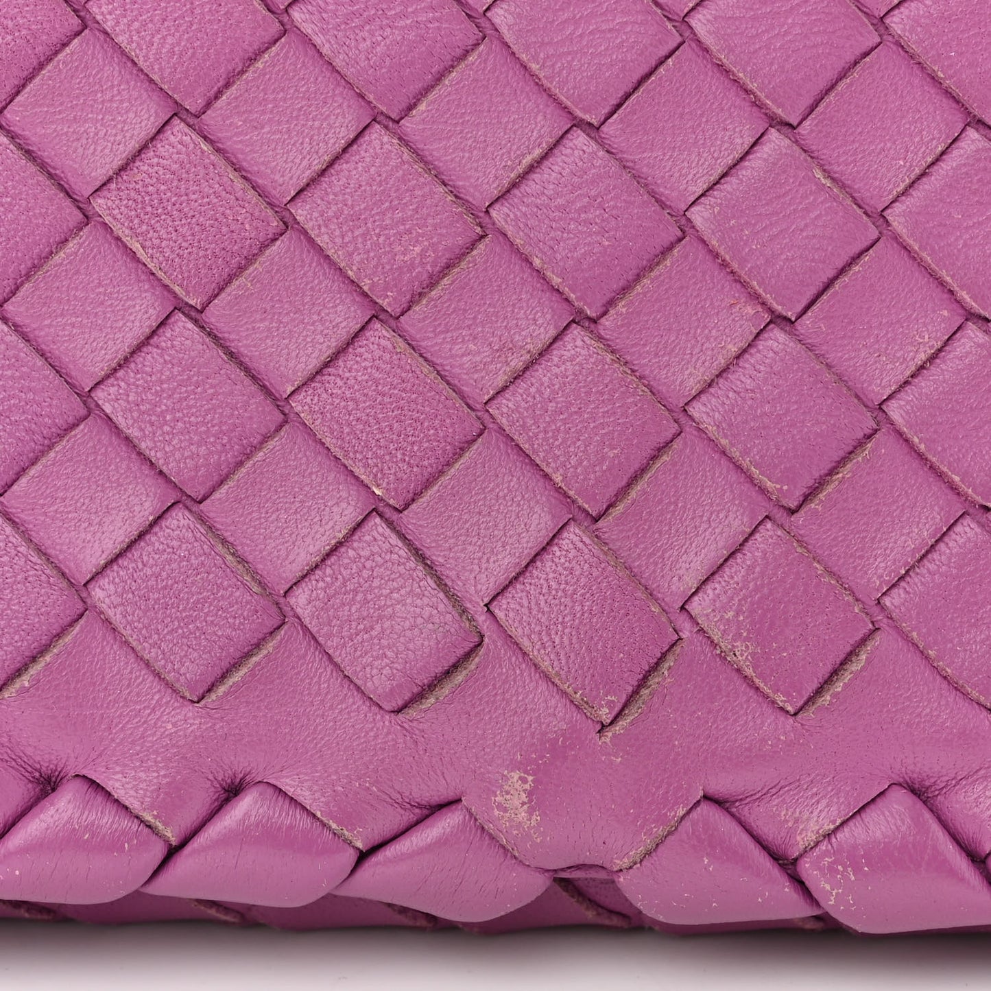 Nappa Intrecciato Dahlia Clutch Crossbody Peony