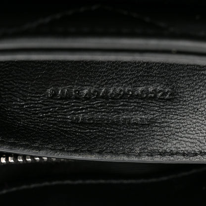 Saint Laurent Calfskin Y Quilted Monogram Small Loulou Chain Satchel Black 7 of 11