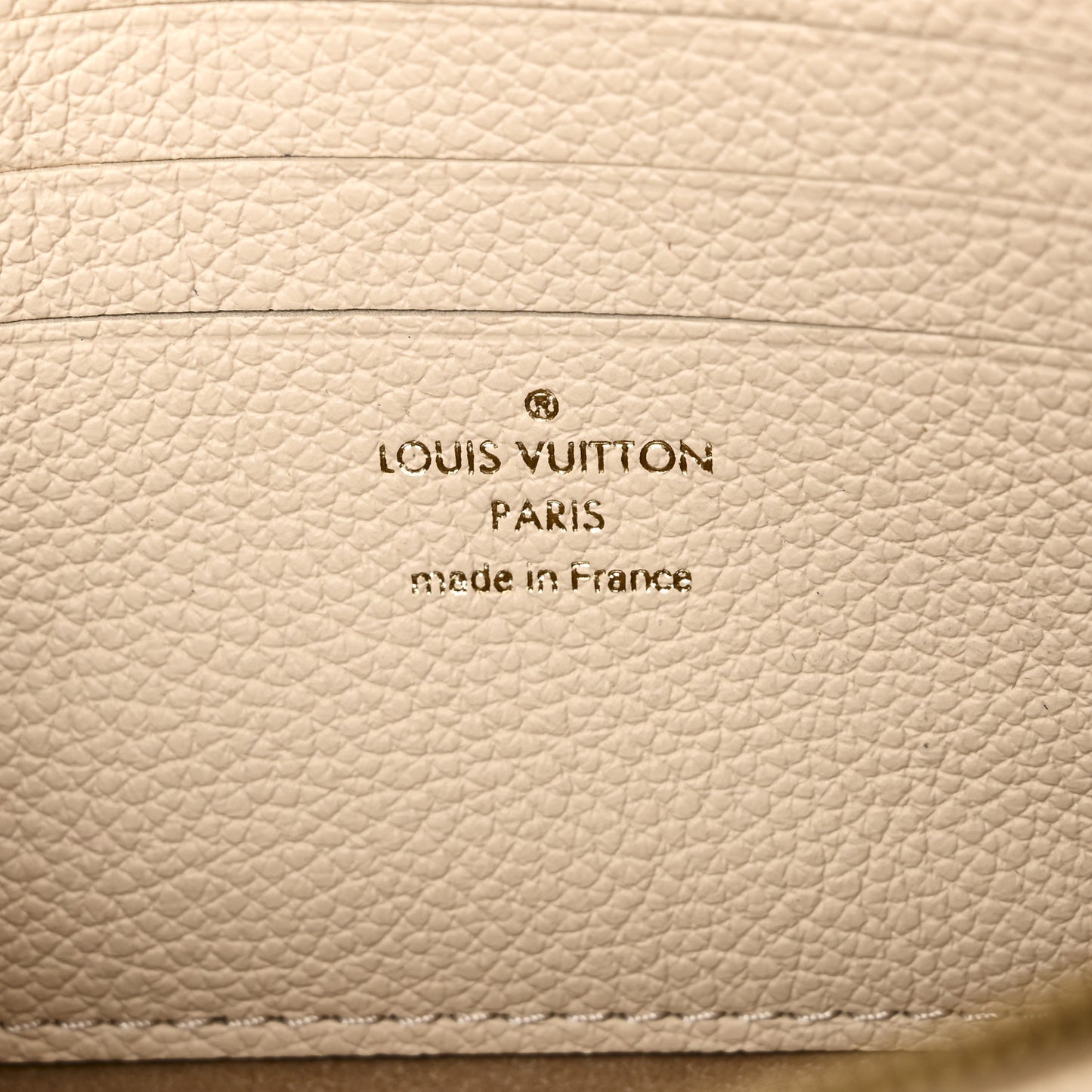 Empreinte Monogram Giant Ivy Wallet On Chain Cream
