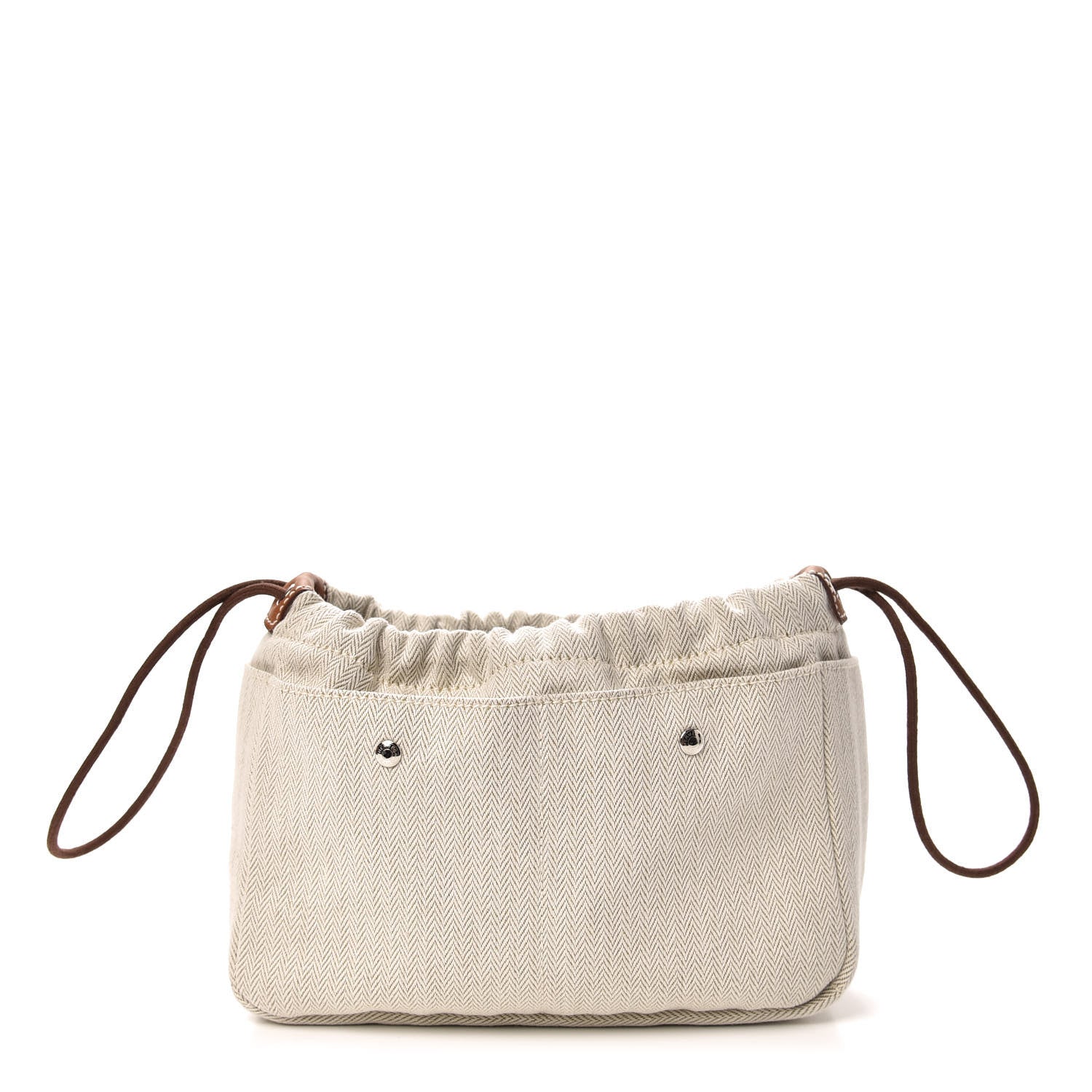 Hermes Canvas Barenia Fourbi 20 PM Pouch Naturel Fauve 1 of 9