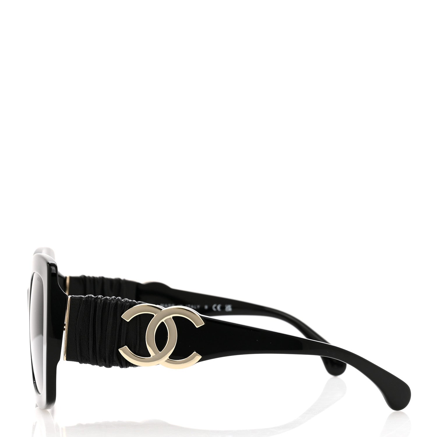 Chanel Acetate Calfskin Square Sunglasses 5474-Q Black 3 of 7