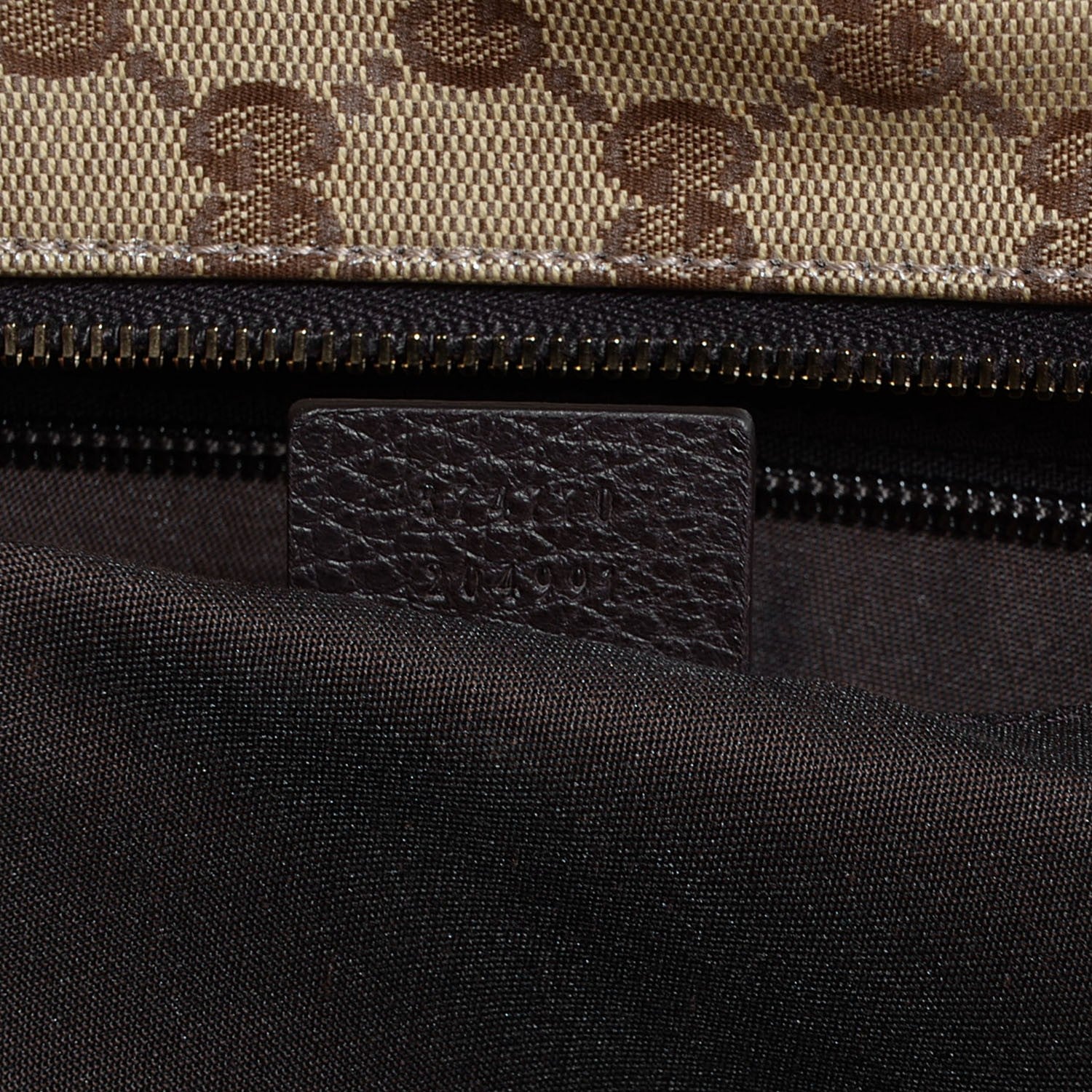 Gucci Crystal Monogram Web Large Carry On Duffle Bag Brown 7 of 7
