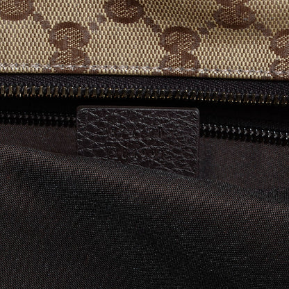 Gucci Crystal Monogram Web Large Carry On Duffle Bag Brown 7 of 7