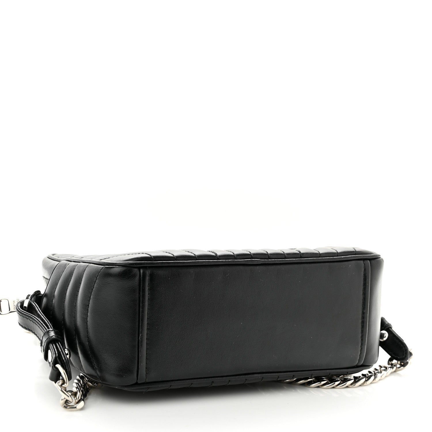 Prada Soft Calfskin Diagramme Camera Bag Black 4 of 11