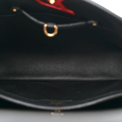 Louis Vuitton Taurillon Mechanical Flowers Smile Capucines PM Black 5 of 12