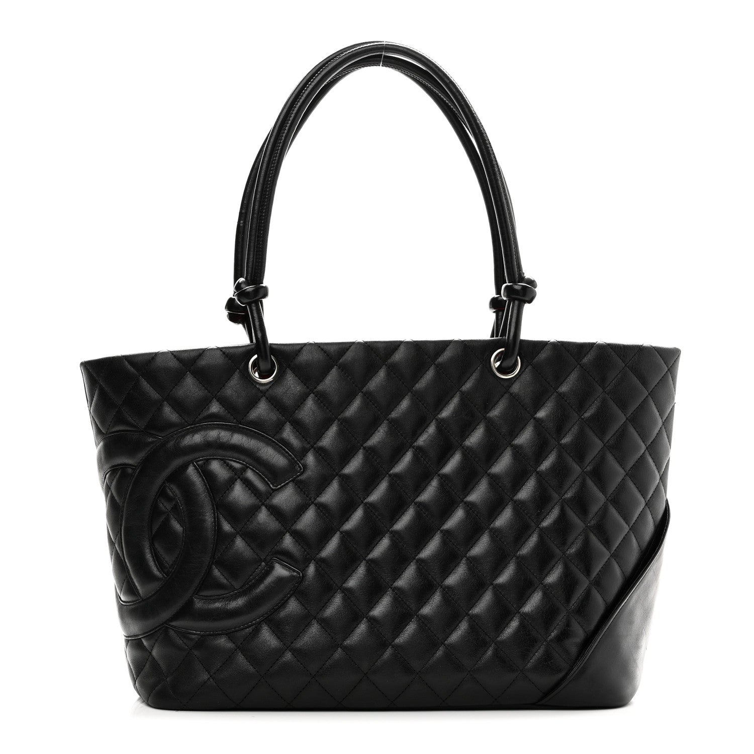 Chanel Calfskin Quilted Large Cambon Tote Black 1 of 11