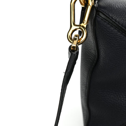 Loewe Calfskin Small Puzzle Bag Midnight Blue Black 13 of 14