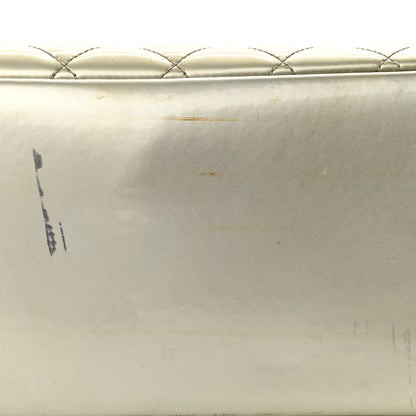Chanel Patent Quilted Grand Shopping Tote GST Silver Gold 23 of 24