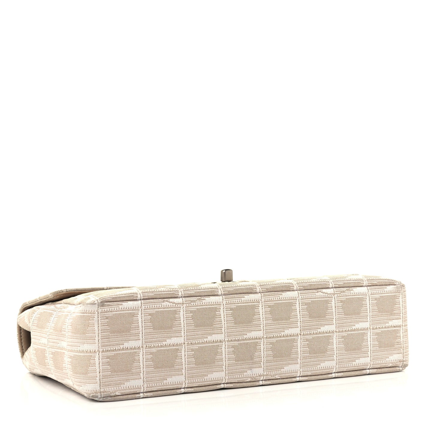 Nylon Medium Travel Flap Light Beige